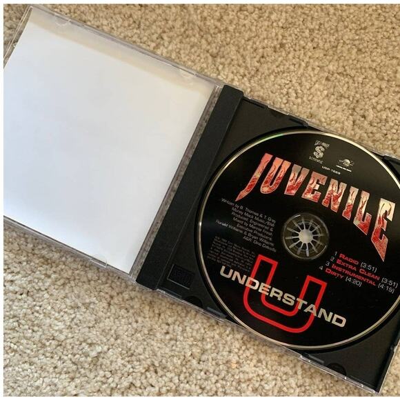 Juvenile U Understand Single CD Cash Money Record Radio Clean Instrumental Dirty - Picture 3 of 4